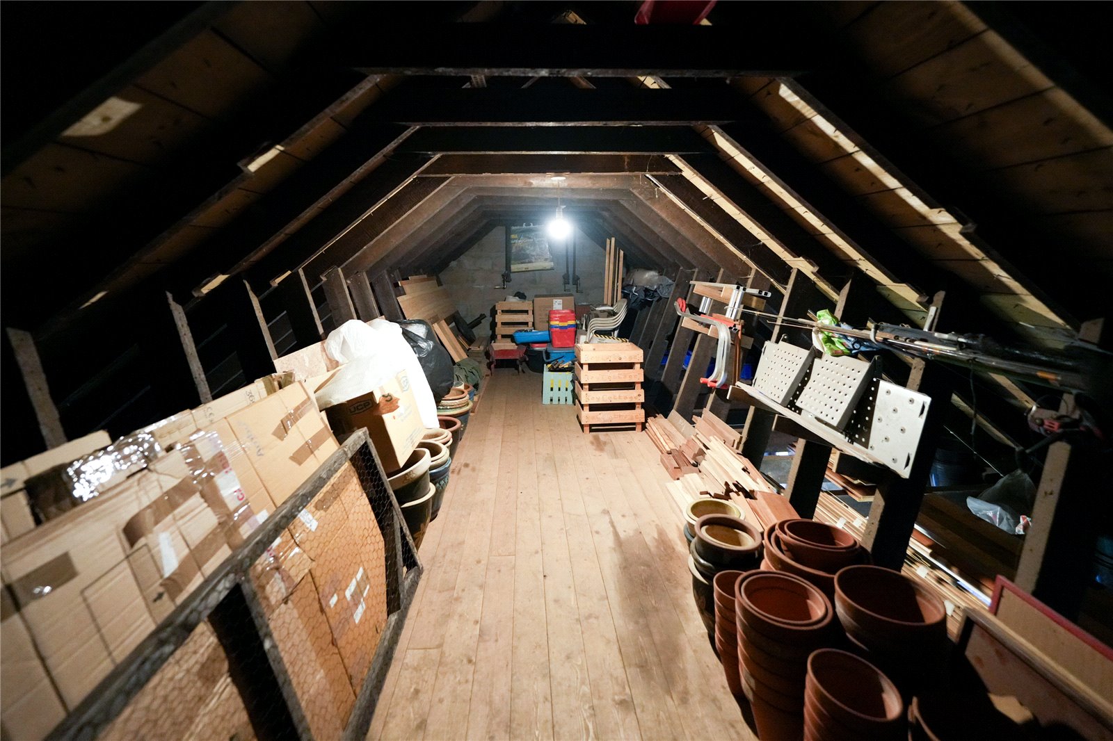 Floored Garage Attic